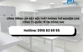 TIẾP TỤC LẮP ĐẶT NỘI THẤT PHÒNG THÍ NGHIỆM CHO CÔNG TY QUỐC TẾ TẠI ĐỒNG NAI