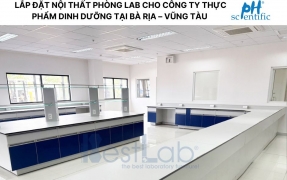 LẮP ĐẶT NỘI THẤT PHÒNG LAB CHO CÔNG TY THỰC PHẨM DINH DƯỠNG TẠI BÀ RỊA – VŨNG TÀU 